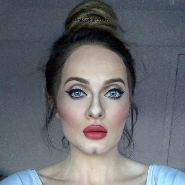 Wanita Ini Buat Ilusi Optik hingga Wajah Seleb dari Makeup, 7 Hasilnya Mengagumkan