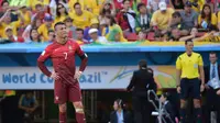 Ronaldo saat tampil di Piala Dunia lalu (GABRIEL BOUYS / AFP)