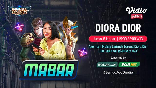 Jangan Lewatkan Mabar Mobile Legends Bersama Diora Dior ...