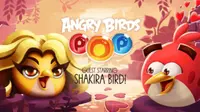 Kehadiran penyanyi seksi, Shakira, diharapkan dapat mendongkrak kembali kepopuleran Angry Birds. (Doc: Rovio)