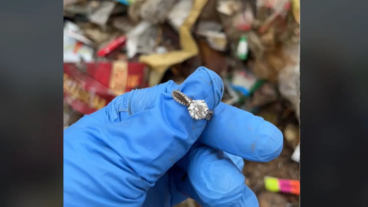 Cincin Berlian Hilang di Tempat Pembuangan Sampah, Ditemukan Setelah Ngubek-ngubek 30 Jam