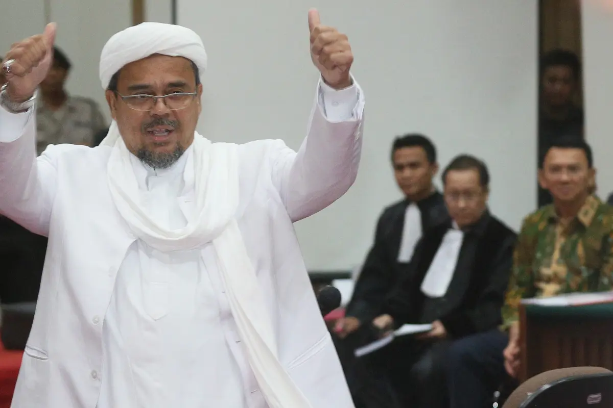 Rizieq Shihab Jadi Saksi di Sidang Ahok