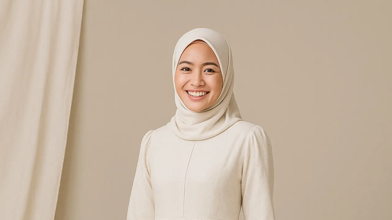 Model Gamis yang Cocok untuk Acara Aqiqah/Ilustrasi AI