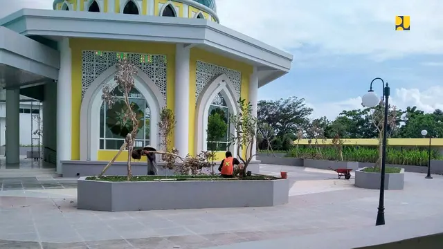 Kementerian PUPR tengah menyelesaikan pembangunan Gedung Rektorat Universitas Islam Negeri (UIN) Mataram. (Dok Kementerian PUPR)
