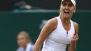 Elena Vesnina adalah petenis Rusia kelahiran Lvov, Ukraina 1 Agustus 1986. (AFP/Justin Tallis)