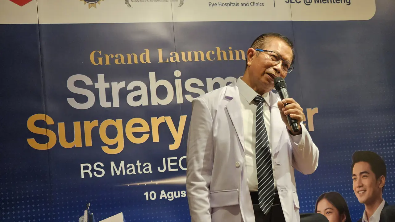 Dokter Spesialis Mata Konsultan Pediatric Ophthalmology & Strabismus sekaligus Ketua Layanan Pediatric Ophthalmology & Strabismus JEC Eye Hospitals and Clinics, Dr. Gusti G. Suardana, SpM(K) (Foto: Aditya Eka Prawira/Liputan6.com)