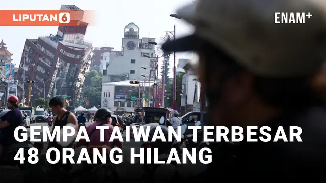 Gempa Taiwan Tembus Seribu Orang Luka-Luka, dan 48 Orang Lainnya Hilang