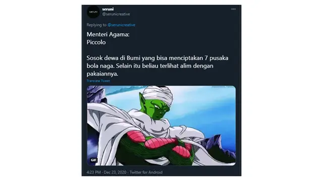 7 Karakter Anime Jika Jadi Menteri di Indonesia Menurut Netizen
