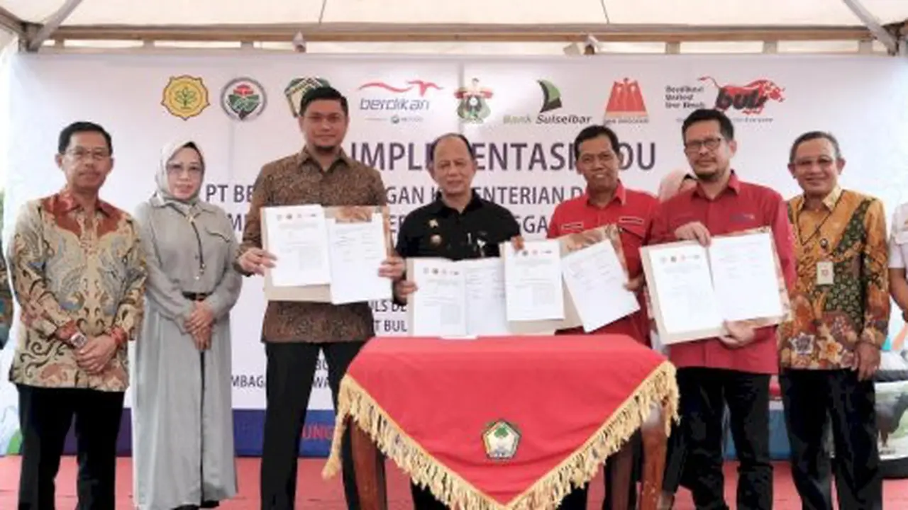Kementan dan PT Berdikari Dorong Pemngembangbiakkan Sapi Wagyu di Gowa