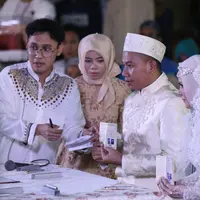 Akad Nikah Vicky Prasetyo - Angel Lelga (Nurwahyunan/bintang.com)