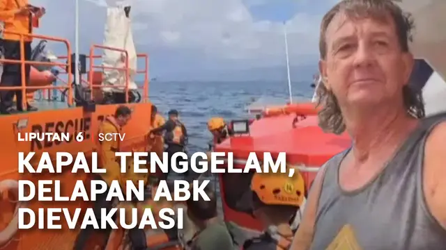 Kapal Tenggelam, Delapan ABK Dievakuasi