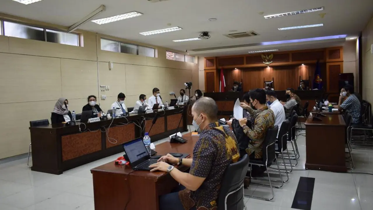 Kementerian Perindustrian dihadirkan menjadi saksi dalam persidangan kasus minyak goreng di Komisi Pengawas Persaingan Usaha (KPPU)
