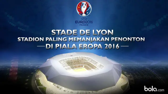 Stade de Lyon yang merupakan kandang Olympique Lyonnais yang paling memanjakan penonton dengan 20.000 koneksi internet yang aktif secara bersamaan.