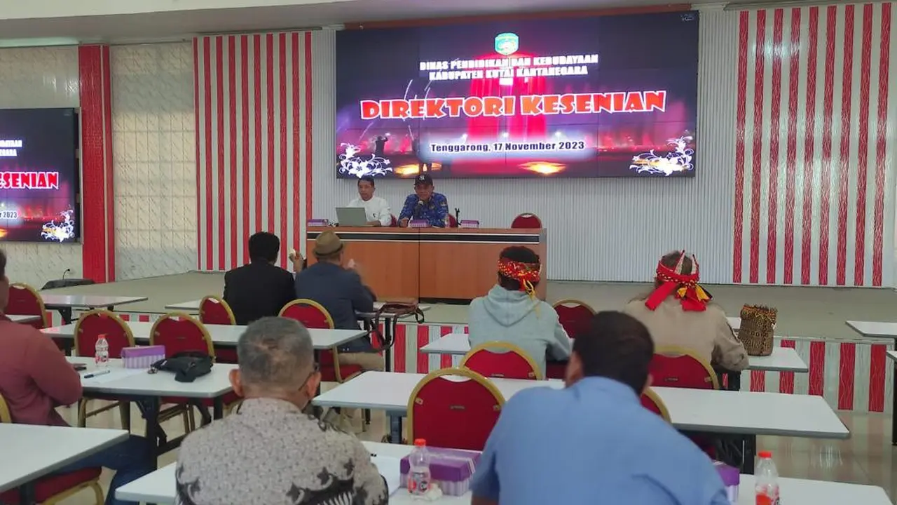 Suasana kegiatan Direktori Kesenian yang digelar Disdikbud Kukar