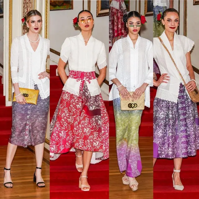 Kebaya Noni dari Sulawesi Utara yang Membuat Kagum di Panggung New York USA, Toronto Canada dan Houston Texas . dok. Kebaya Noni