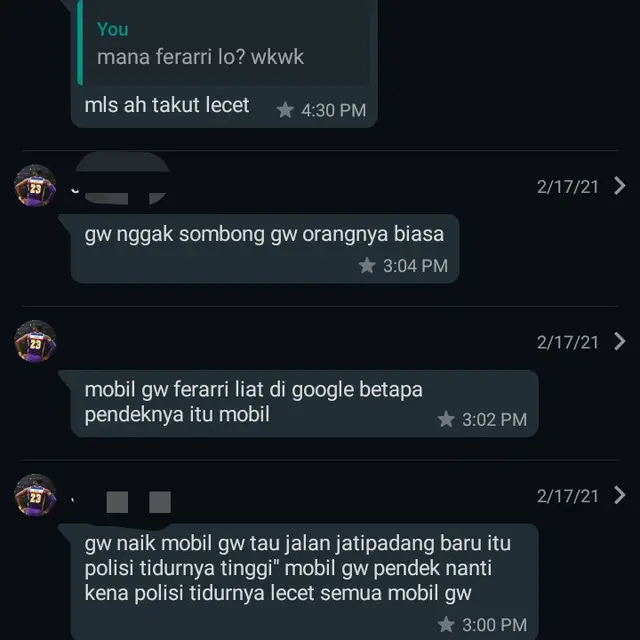 6 Chat Cowok Pamer Kekayaan Ini Bikin Ilfeel Sekaligus Geregetan