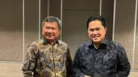 Pertemuan Menteri BUMN Erick Thohir dengan Bupati Garut Rudy Gunawan menghasilkan beberapa kesepakan strategis bagi masyarakat Garut. (Liputan6.com/Jayadi Supriadin)