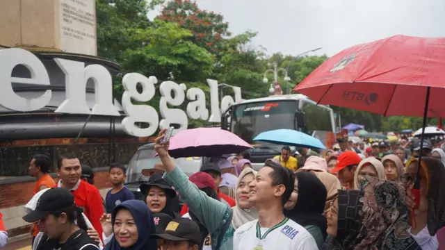 Kemeriahan Karnaval SCTV di Trenggalek. (Foto:  Prokopim TGX)