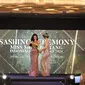 Ritassya Wellgreat menghadiri Sashing Ceremony untuk 10 finalis Miss Mega Bintang Indonesia Jawa Barat yang terpilih untuk melengang ke babak berikutnya. (Foto: Dok. Tim Miss Mega Bintang Indonesia Jawa Barat 2024)