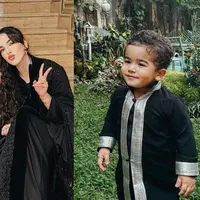 Penampilan kedua anak Tasya Farasya yang dipanggil Ayang mencuri perhatian saat Idul Adha kemarin [@tasyafarasya]