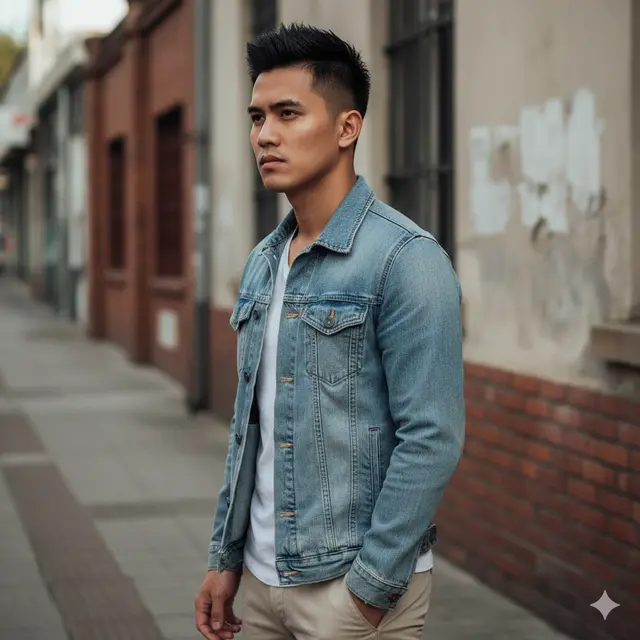 Model Rambut Pria French Crop Panjang