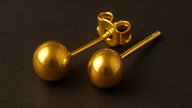 Anting Tusuk Minimalis untuk Aktivitas Sehari-hari (sumber: AI)