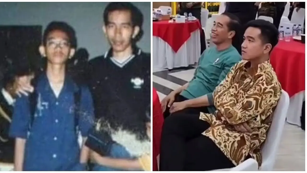 6 Potret Transformasi Kebersamaan Gibran Rakabuming dan Jokowi, Ikuti Jejak Ayah