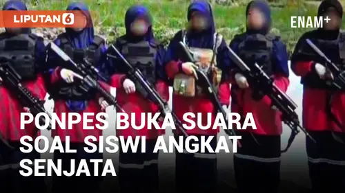 VIDEO: Viral Foto Siswi Angkat Senjata, Ponpes Berikan Klarifikasi