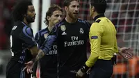 Bek Real Madrid, Sergio Ramos. (AFP / LLUIS GENE)