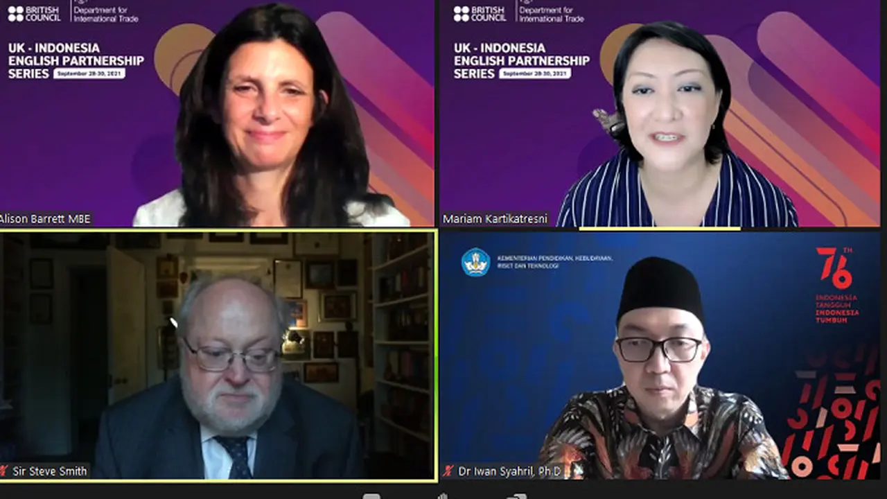 British Council Indonesia dan Departemen Perdagangan Internasional (DIT) menyelenggarakan UK – Indonesia: English Partnership Series untuk pengembangan profesional guru bahasa Inggris (British Council)