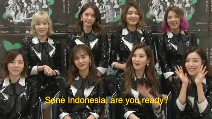 SNSD Sapa Indonesia Jelang Konser Phantasia in Jakarta