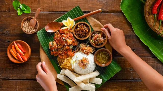 Ilustrasi kuliner Indonesia