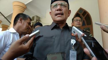 Kepala Kejaksaan Tinggi Sulsel, Tarmizi memastikan dirinya atensi penuh seluruh penanganan kasus-kasus korupsi yang sedang ditangani (Liputan6.com/ Eka Hakim)