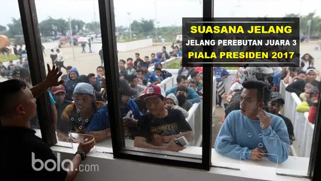 Suasana Jelang Laga Persib Bandung Melawan Semen Padang