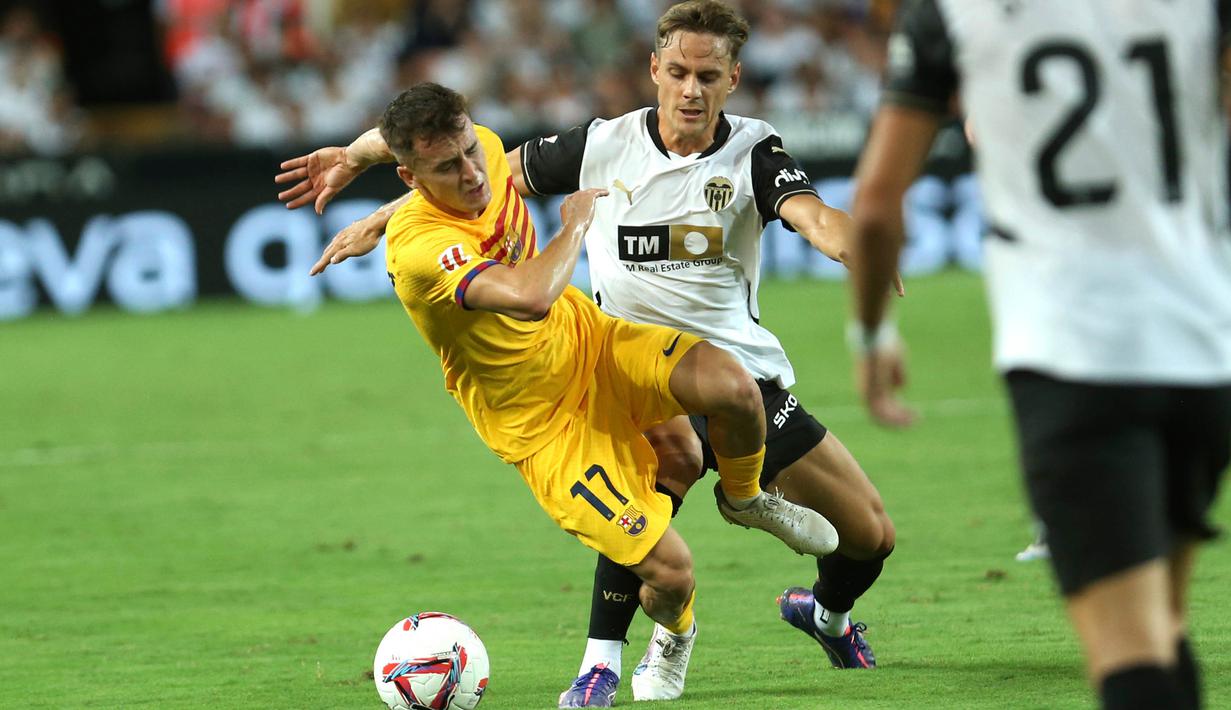 Di babak pertama, kedua tim bermain hati-hati dalam membangun serangan. (AP Photo/Alberto Saiz)