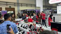 Global Sources Indonesia resmi dibuka di Jakarta Convention Center (JCC), Jakarta. Acara disambut antusias dengan dihadiri oleh ribuan pengusaha lokal dan internasional yang terdiri dari importir, distributor, retailer, importir, pemilik brand OEM/ODM dan corporate buyer yang bergerak di produk elektronik dan lifestyle, Kamis (19/9/2024).