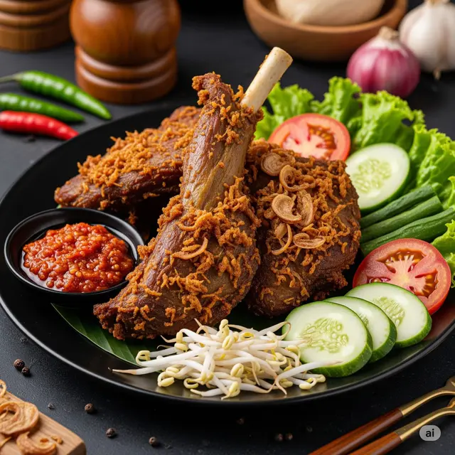 Daging Kambing Goreng Rempah