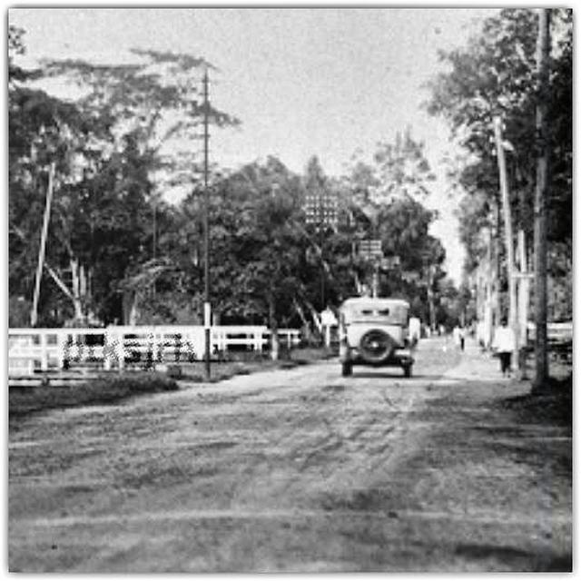 Jalanan Pontianak tempo dulu (Instagram/@pontianaksejarah)