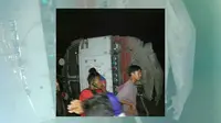 Lanjutkan Perjalanan, Penumpang KA Bangunkarta Diangkut Bus