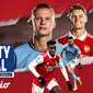Nonton Live Streaming FA Cup 2022/23 Arsenal Vs Manchester City di Vidio Sabtu, 28 Januari 2023