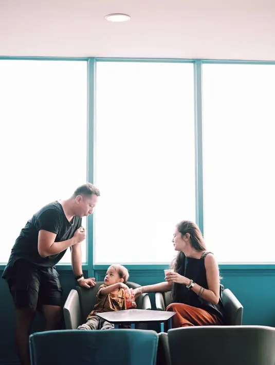 Ringgo berharap bisa puasa penuh tahun ini dan seterusnya, salah satu alasannya untuk mengajari buah hatinya, Bjorka Dieter Morscheck. (Instagram/ringgoagus)