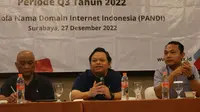 Laporan phishing pada Q3 2022 melalui konferensi pers yang dilaksanakan oleh IDADX di Swiss-Belinn Hotel Manyar Surabaya pada Selasa (27/12). Dok:&nbsp;IDADX&nbsp;