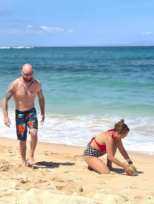 Melaney Ricardo dan Tyson Lynch (Instagram/melaney_ricardo)