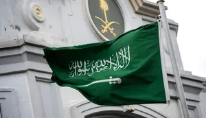 Ilustrasi bendera Arab Saudi (AFP Photo)