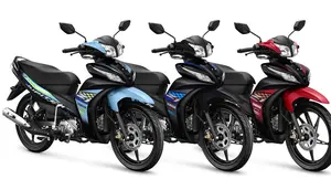Yamaha Jupiter Z1 tampil segar dengan warna baru.
