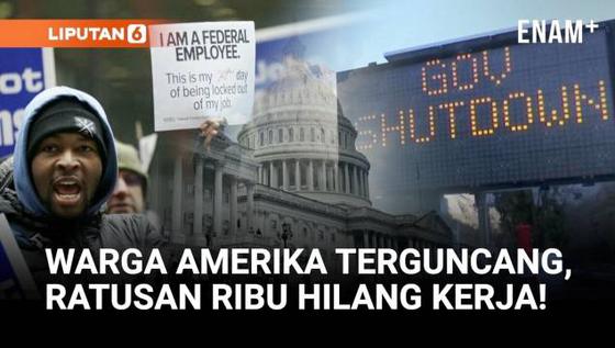 VIDEO: Terguncang! AS Resmi Shutdown, Puluhan Ribu Pegawai Kehilangan Pekerjaan