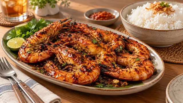 Udang Bakar Madu Teflon