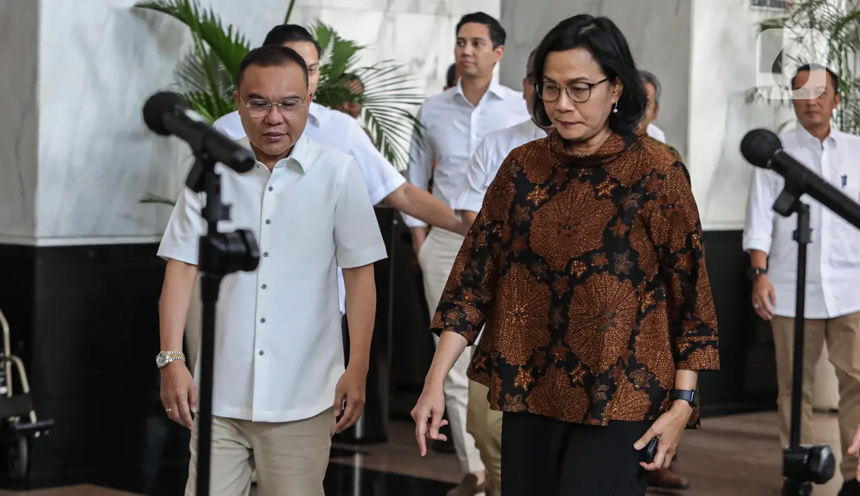 Tim tersebut dipimpin oleh Ketua Tim Gugus Tugas Sinkronisasi Prabowo-Gibran Sufmi Dasco Ahmad yang juga merupakan Ketua Harian DPP Partai Gerindra. (Liputan6.com/Angga Yuniar)