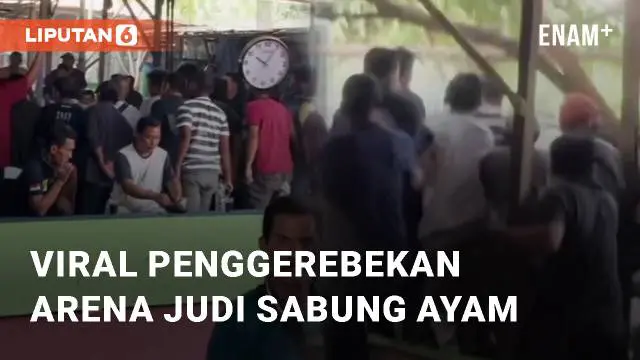 Puluhan penjudi lari kocar-kacir saat arena sabung ayam digerebek polisi. Peristiwa penggerebekan ini terjadi di Gang Abraham, Jatiasih, Bekasi