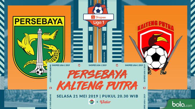 Shopee Liga 1 Persebaya Surabaya Vs Kalteng Putra (Bola.com/Adreanus Titus)